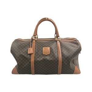 Celine Boston Bag Handbag Macadam Tote Brown
